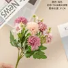 Fabricante de Flores Artificiais Crisântemo Estilo Pintura a Óleo de 7 Cabeças Flores Falsas Decoração de Casamento Artesanato Estilo Ins Plantas Verdes Transfronteiriças Atacado