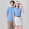 Ropa de Trabajo para Camarero de Catering Logo Personalizado Manga Corta Solapa Ropa de Trabajo Camiseta para Team Building Camisa Polo Ropa de Trabajo Camisa Cultural