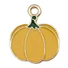 Conjunto Misto de 20 Acessórios de Joalheria de Liga de Metal com Gotejamento de Óleo de Flor e Folha Amarela para Pulseiras, Brincos, Chaveiros, Pingentes e Charms DIY