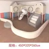 Centro de educación temprana resbaladilla suave combinada área de juegos interior para padres e hijos equipo de escalada deportiva entrenamiento sensorial