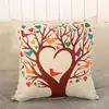 Comércio Exterior Transfronteiriço Popular Atacado Linho Linho Estampado Almofada de Sofá com Núcleo Interno Encosto Cabeceira de Cama