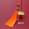 10cm Borla Borla Nó Chinês Esmalte Pingente Marcador de Página Borla Artesanal DIY Acessórios de Vestuário Pingente Atacado