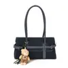 Moda Popular Simple Estilo Coreano Bolso Pequeño Cuadrado de Mano para Mujer Bolso Cruzado para Ir al Trabajo Otoño e Invierno 2025