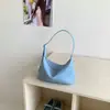 Bolsa Hobo de Cuero Suave Tejido Estilo Coreano de Nicho para Verano 2026 Modelo Nuevo Bolso de Mano Versátil Simple para el Trabajo Bolso de Hombro