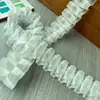 Gasa de Nieve de Doble Capa con Accesorios de Encaje Empaque Plegado Materiales Accesorios para Ropa Decoración Falda Hecha a Mano DIY Mangas