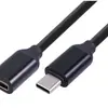 Fábrica de origen venta al por mayor cable de datos USB 3.2 de función completa TIPO-C macho a hembra moldeo por inyección carga rápida 100W