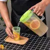 Taza de Plástico Resistente al Calor para Agua Fría Jarra para Jugo Taza para Agua Fría Hervida Jarra para Agua Fría con Tapa de Gran Capacidad para el Hogar