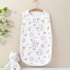 Saco de Dormir de Gaze de Algodão de Quatro Camadas para Recém-Nascidos Proteção de Barriga Antifrio Bebê Estilo Colete Integrado Antichute Tamanho XL