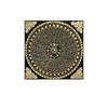 Altar Oro Negro Thangka Pintura Colgante Verdad de Seis Sílabas Sutra del Corazón Murales de Entrada Luz Dorada Lujo Pintura Decorativa Sutra del Corazón Xizang