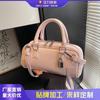 Bolsa Boston Nicho da Moda Deste Ano Bolsa de Mão Cor Sólida Moderna Bolsa Travesseiro Texturizada Coreana Cor Sólida Transversal