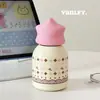 Caneca Térmica Nova Estilo Estrela para Meninas, Alto Valor Estético, Revestimento Interno de Aço Inoxidável 316, Copo de Água Portátil, Estilo Ins