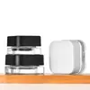 3g 5g 7g 9g Tarro de Vidrio Redondo Transparente para Crema de Ojos Envase Cosmético Botella de Muestra Tarro de Vidrio para Crema de Humo de Cáñamo