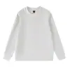 Sudadera Pesada de Cuello Redondo Bordado de Logo Personalizado Unisex Espesa Lisa Pullover Sudadera Top Holgado Estampado de Texto