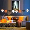 2025 Amazon Festival de Fantasmas de Halloween Decoración para Fiesta Arreglo Calabaza Telaraña Calavera Flor Venta al por Mayor Personalización