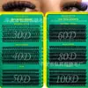 Amazon Set de Pestañas Postizas Transfronterizo 30D-100D Popular Europeo y Americano Libro de Pestañas DIY Paquete Mixto de Pestañas en Racimo de Fusión en Caliente Rizo D