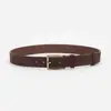 Em estoque Cinto Fosco Feminino Casual Simples Versátil Fivela de Pino Cinto Moda Jeans Decorativo Feminino Personalizado