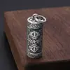 Joias de prata 990 completas atacado moda Vintage prata tailandesa masculina e feminina pilão de diamante caixa gawu pingente corrente pingente combina com tudo
