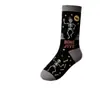 Meias de Meia-panturrilha para Halloween Fofas com Estampa de Fantasma e Caveira Meias da Moda Personalidade Versátil Meias Decorativas Meias de Meia-panturrilha Femininas