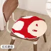 Almofada de Gatinho Fofo Pelúcia Pad de Resfriamento de Inverno Macio Aveludado Antiderrapante Assento de Escritório Sofá de Casa