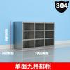 Armário de sapatos de aço inoxidável 304 purificação livre de poeira armário de sapatos de grade única e múltipla staff da oficina laboratório armazenamento banco para troca de sapatos