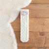 Calcetines de Piso de Muñeca de Dibujos Animados para Mujer Perro de Orejas Grandes Coral Fleece Trenzado Sin Pelusa Espesos Cálidos Calcetines para Dormir
