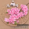 Ramas de Flor de Cerezo Simuladas Árbol de Flor de Cerezo Plástico Decoración de Boda Flor de Durazno Flor de Pera Interior Sala de Estar de Piso a Techo Flor Artificial de Ratán