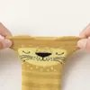 Meias de Algodão Felpudo Espesso 3D com Orelhas para Bebê Outono/Inverno 2023 Meias Grossas Quentes para Crianças Pequenas até o Meio da Panturrilha