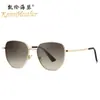 Novos Óculos de Sol Piloto 1014 Transfronteiriços Metal Tendência Moda Óculos de Sol Dirigir Proteção UV Óculos de Sol