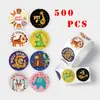 Pegatinas de Recompensa para Niños Transfronterizas 500 Piezas para Botellas de Agua, Computadora Impermeables Decorativas Creativas Pegatinas al por Mayor Dibujos Animados