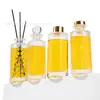 En stock Estilo Ins Botella de Aroma de Diamante de Sarga Vertical Botella de Aroma de Vidrio Vacía Botella Volátil de Ratán Sin Fuego