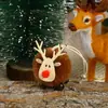 Transfronterizo Nuevo Árbol de Navidad Pequeño Colgante Accesorios Regalo Decoración Navideña Colgante Fieltro de Lana Dibujo Animado Ciervo Adornos Colgantes