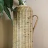 Termos de bambu e ratã feito à mão direto da fábrica, termoss retrô de bambu nostálgicos, termoss.