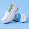 Tênis Spot para Enfermeira Couro Genuíno Feminino Amortecimento de Ar Sola Macia Respirável Não Cansa os Pés Sapatos de Trabalho Hospitalares Atacado Transfronteiriço Dropshipping