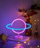 Suministro directo de fábrica lámpara de neón led creativa amor lámpara de escritorio romántica decoración de habitación dormitorio linterna lámpara de péndulo
