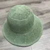 Sombrero de pescador de color sólido coreano de verano, sombrero de cuenca, cúpula transpirable, ala ancha, sombrero de sol directo para viajes al aire libre