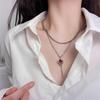 Cadena de Suéter Monster Love 2025 Nuevo Estilo Caliente Accesorios de Collar para Mujer Otoño e Invierno Lujo Ligero Nicho Accesorios de Alta Gama