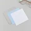 Venda Direta de Fábrica Pano para Óculos Microfibra Preto Limpador de Tela de Celular Agulha Dois Panos Macios para Limpeza de Lentes