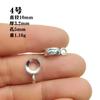 Xizang plata constelación de tres vías colgante cabeza accesorios de joyería diy pulsera collar con cuentas plata antigua hebilla de conexión material colgante