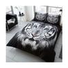 Juego de funda nórdica con estampado digital de tigre león adecuado para decoración de dormitorio de niños niñas adultos
