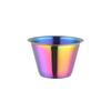 Color acero inoxidable tazón de condimento creativo lingote esmerilado tazón de ensalada snack 304 taza para mojar salsa salsa