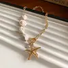 Collar Bohemio con Cuentas de Concha Moda para Vacaciones en la Playa Cadena para Clavícula Elegante Versátil Joyería de Gama Alta para Mujeres