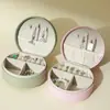 Bolsa de mano con caja de joyería portátil creativa para collar, anillo, pendientes, pendientes, caja de joyería de viaje, caja de almacenamiento de joyería transfronteriza
