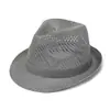 Sombrero de Jazz de Malla Transpirable para Sol de Primavera y Verano Moda Casual Sombrero Protector Solar Sombrero de Playa para el Mar Sombrero de Hombre