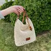 Bolso Grande Tejido Calado Estilo Nuevo 2026 para Mujer, Lindo Bolso Tote para Vacaciones de Verano en la Playa, Bolso de Playa, Bolso de Hombro Único