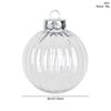 Bola Decorativa Navideña Transparente Hueca de Nuevo Producto Transfronteriza Bola Navideña de Alien Decoración de Bola Colgante para Mascotas Atmósfera Navideña Creativa