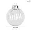 Bola de Navidad nueva bola transparente bola con forma de mascota Navidad creativa colgante DIY comercio exterior hueco plástico decorativo venta al por mayor