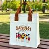 Bolsas de Lienzo con Cinta Personalizadas para la Temporada de Graduación Escolar, Bolsas para Estudiantes de Envío Rápido, Regalos Promocionales Corporativos para Eventos para Clientes