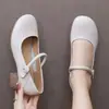 Zapatos Mary Jane Vintage de Piel Suave para Mujer 2026 Otoño Nuevo Estilo Temperamento Versátil Zapatos Pequeños de Cuero Corte Bajo Cómodos Suela Suave Zapatos Individuales