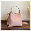 Bolso Cubo Moda Retro Estilo Coreano Simple Casual Bolso de Hombro Modelo Nuevo 2026 para el Trabajo y los Viajes Diarios con Patrón de Lichi Bolso Cruzado