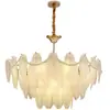 Lustre de Vidro para Sala de Estar, Lâmpada Quente, Romântica e de Luxo Leve para Quarto, Lustre Criativo de Personalidade Nórdica para Restaurante, Lâmpadas Zhongshan